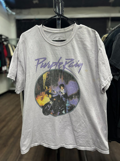 Vintage Prince Purple Rain Graphic Tee XL Gray T-Shirt The Prince Estate Music