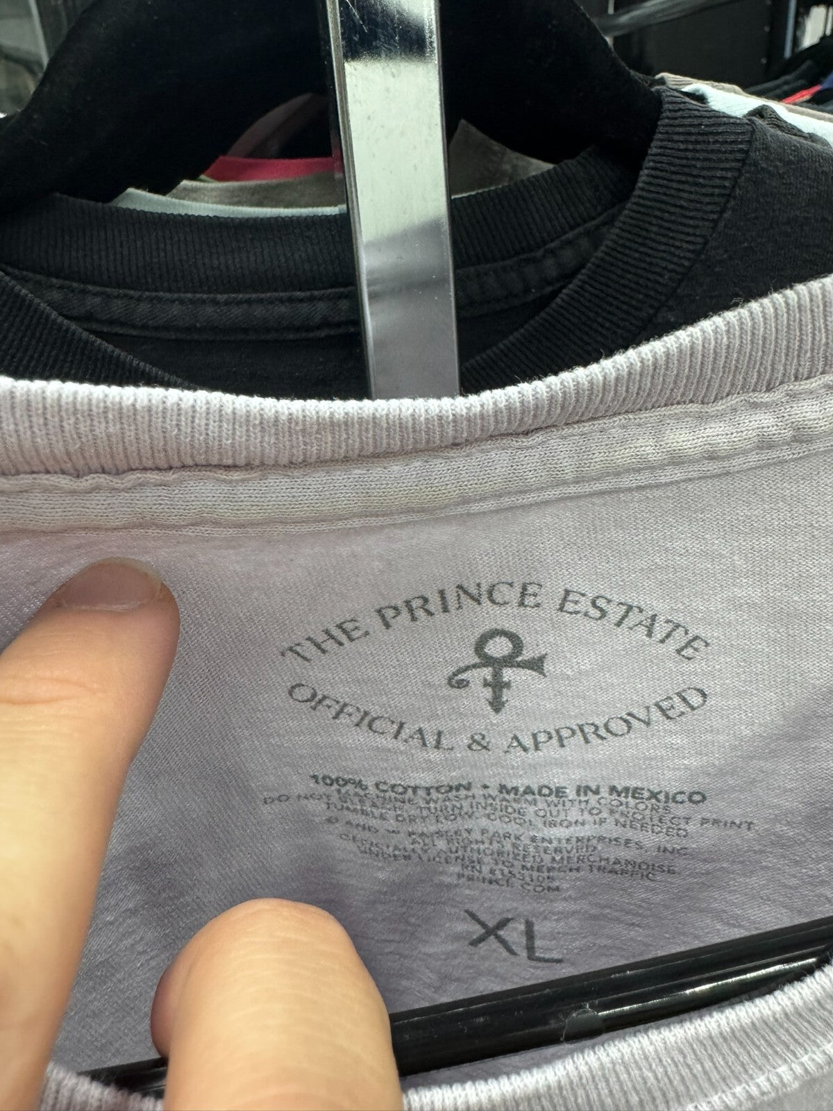 Vintage Prince Purple Rain Graphic Tee XL Gray T-Shirt The Prince Estate Music